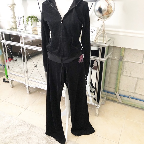 Juicy Couture Black Jogging Suit